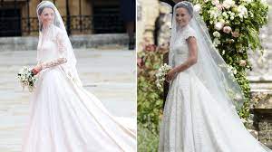 Kauf bunter pippa tat das, was alle frauen tun, die sich von einem bestimmten image befreien wollen: Pippa Middleton Vs Kate Wer Hatte Das Schonere Hochzeitskleid