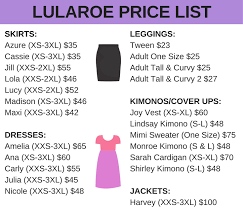 Lularoe sizing size charts size guide lularoe jenn king. Lularoe Shirley Price List