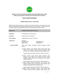 Untuk memohon jawatan kosong anda boleh memohonya online anda perlu mengisi borang dan kandungan data rasmi pertama diri sendiri. Institut Penyelidikan Dan Kemajuan Pertanian Malaysia Mardi
