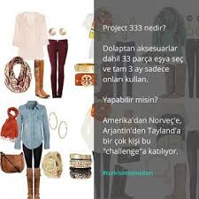 Proje 333 Sadece 33 Parca Ile 3 Ay Dayanabilir Misin Kapsul Gardirop Minimalist Yasam Tarzi Minimalist Gardirop