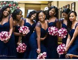 Demoiselle D Honneur Africaine Recherche Google Blue Bridesmaids Bridesmaid Wedding Bridesmaids