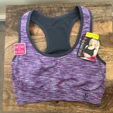 Lily Of France Active Purple Sports Bra Nwt