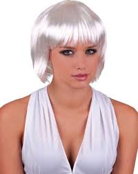 Pruik Sexy Holly Geel