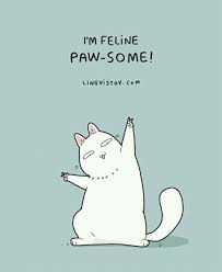 Pawesome Cats Funny Cartoon Cat Puns Funny Cats
