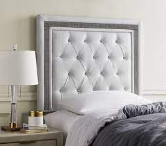 Check out our crystal headboard selection for the very best in unique or custom, handmade pieces from our beds & headboards shops. Tavira Allure College Dorm Headboard Glacier Gray With Black Crystal Border