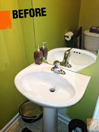 A very smart idea is to lift the space at the end of the bathtub a bit and use it as a very good shelf. Design Ideas Fascinating Half Bath Decorating Ideas Bathroom 50 Wtsenates