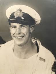 This is my Dad, Thomas Parker, taken over 80 years ago and attached to his  British Merchant Navy logbook. His first logged “Engagement” was December  27, 1941. He was 3 months shy