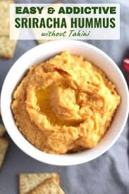 Magical Sriracha Hummus Recipe Hummus Food Processor Recipes Snacks