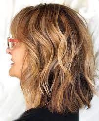 Medium Wavy Hairstyle For Thick Hair Over 50 Modern Hairstyles Medium Length Hair Styles Wavy Hairstyles Medium