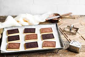 French Cookies With Chocolate Petit Ecolier Eat Little Bird Recipe In 2020 French Cookies Tea Time Food Cookie Bar Recipes