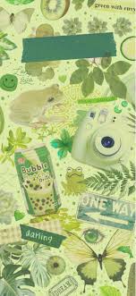 High quality laptop stickers by independent artists and designers from around the world. Green Wallpaper Background Green Aesthetic Collage Frogs Wallpaper Lockscreen In 2021 Frog Wallpaper Wallpaper Iphone Cute Iphone Wallpaper Tumblr Aesthetic