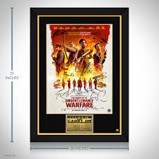 The Ministry of Ungentlemanly Warfare Mini Poster Limited Signature Edition  Custom Frame | RARE-T