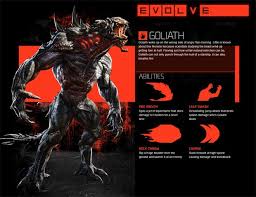 Evolve Goliath Evolve Monster Evolve Game Kaiju Monsters
