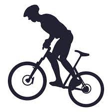 Riding Mountain Bike Ad Ad Ad Bike Mountain Riding Mountain Bike Art Bike Silhouette Bicycle Art
