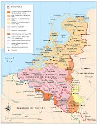 If you are interested in netherlands and the geography of europe our large laminated map of europe might be. The Netherlands 1814