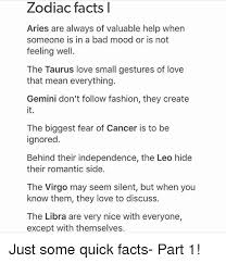 People born under the sign are affectionate and passionate, and they care deeply about family. Zodiac Facts L Aries Are Always Of Valuable Help When Someone Is In A Bad Mood Or Is Not Feeling Well The Taurus Love Small Gestures Of Love That Mean Everything Gemini