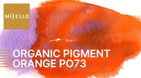 빛에 강하고 색이 쉽게 변하지 않는 Pigment Orange 73 (PO73)