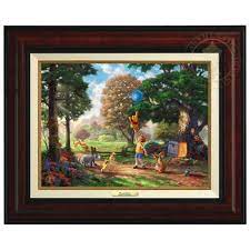 Check spelling or type a new query. Thomas Kinkade Framed Art On Canvas Winnie The Pooh