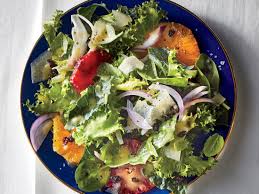 Fresh Winter Greens And Citrus Salad If You Make The Vinaigrette And Slice The Oranges And Onions In Advance Citrus Salad Citrus Salad Recipes Summer Salads