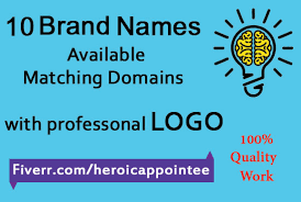 I Will Suggest 10 Unique Brand Name Company Name For Your Business Names For Companies Brand Names Company Names