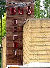Conroe Tx Trailways Bus Depot Red And Brick Is A Nice Combination Neon Signs Neon Love Neon Sign
