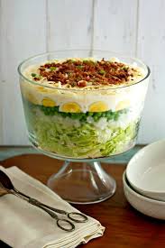 This is a stunning layered salad that believe it or not is super. Easy 7 Layer Salad Southern Classic Tasty Ever After