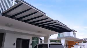 Aluminium composite panel also known as acp sheet of mapl are advanced technology sheets made of new age materials useful for both external & internal signage. Aluminium Awning Malaysia Supplier And Contractor Aluminum Awnings Aluminum Roof Awning