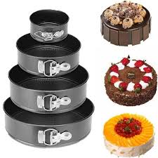 Metal Round Baking Dish Bakeware Non Stick Mold Baking Pans Kitchen Cake Tool Cake Mold Kitchen Accessories Wish Baked Dishes Tool Cake Baking Molds