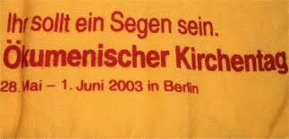 Ökumenische kirchentag im jahr 2003 war somit die erste gemeinsame veranstaltung des dekt und des zdks zusammen mit angehörigen anderer konfessionen in der „arbeitsgemeinschaft. Kirchentage