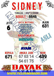 Syair Bocoran Prediksi Sydney 20 November 2020 Sydney Perasaan Hafalan