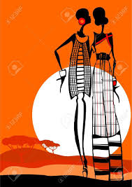 La Ragazza Alla Moda Africana Che E Elegantemente Vestito Arte Africana Dipinti Africani Moda Africana