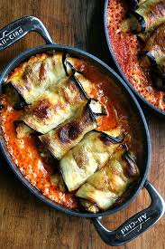 Eggplant Involtini Used Gf Panko Crumbs Cottage Cheese 1 2 1 2 Use Either Lemon Zest Or 1 2 Lemon Not Both Everyo Recettes De Cuisine Gastronomie Nourriture