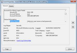 Windows 7 Audit Logon Events Password Recovery