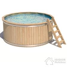 Isidor Casper Massivholz Pool O 2 40 M Massivholz Holzpool Holzpool Swimmingpool Schwimmbecken