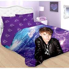 Usually ships within 6 to 10 days. Justin Bieber Concert Purple Twin Bed Comforter Sham Set Walmart Com Walmart Com