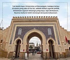 We did not find results for: Kota Islam Yang Terlupakan 7 Fez Maroko Mulanya Sebuah Masjid Kecil Alif Id