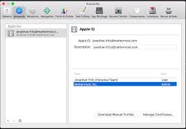 There are 2 necessary items for signing an app: Code Signing