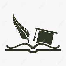 Put on your thinking cap: Education Symbol Celebrating Graduation Hat Feather And Book Royalty Free Cliparts Vectors And Stock Illustration Image 76466073