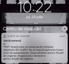 Terrorist attack, major floods, extreme weather events. Ro Alert Astazi Am Primit Primul Mesaj De Alerta Pe Iphone Idevice Ro