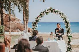 Siendo que el escenario del mar, la arena y colores naturales son. Boda En La Playa Valencia Setroimagen Fotografos