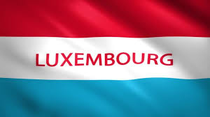 Luxembourg flag description the flag of luxembourg is divided horizontally into three equal horizontal bands of red, white, and blue from top to bottom. Luxembourg Flag With The Name Of The Country Video By C Kmeel Stock Footage 368420552