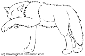 Learn how to draw sad wolf pictures using these outlines or print just for coloring. Wolf Template By Howlergirl93 On Deviantart