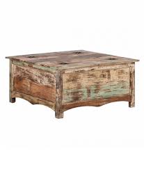 Use chalk paint and paint over the top. The Attic Pretty Distress Colorful Coffee Table Buy The Attic Pretty Distress Colorful Coffee Table Online At Best Prices In India On Snapdeal