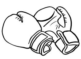Boxing Gloves For Strong Coloring Pages Bokshandschoenen Sinterklaas Boksen