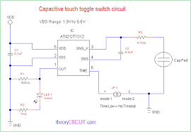 Capacitive Touch Toggle Switch Circuit Toggle Switch Circuit Toggle