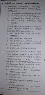 Maybe you would like to learn more about one of these? B Isian1 Jelaskan Makna Kesatuan Dan Persatuan Bangsa Dan Arti Pentingnya 2 Sebutkan Tahap Tahap Brainly Co Id