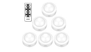Govee Led Under Cabinet Lighting Wireless Closet Light Stick On Led Puck Lights With Remote Control Battery Powered Dimmable Tap Under Counter Lights For Kitchen Bedroom Bar 6 Pack Coupon Codes Promo
