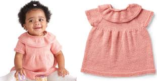 Maybe you would like to learn more about one of these? Bernat Knit Ruffle Collar Dress Free Knitting Pattern