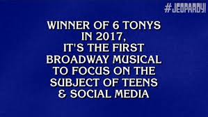 Mar 22, 2015 · musical theater trivia. Broadway Musicals Jeopardy Quiz