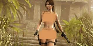 Clara Croft naked legend exposed in Lara Croft
